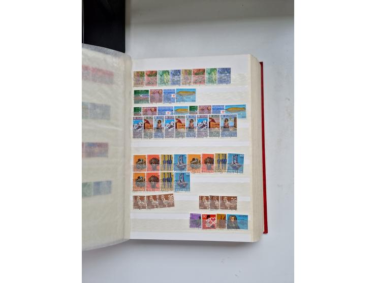 1850/1975 (ca.), meist gestempelter Dublettenbestand sowie einige Briefe, mit Schwerpunkt Pro Juventute und Pro Patria, mit e