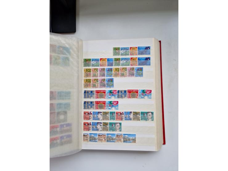 1850/1975 (ca.), meist gestempelter Dublettenbestand sowie einige Briefe, mit Schwerpunkt Pro Juventute und Pro Patria, mit e