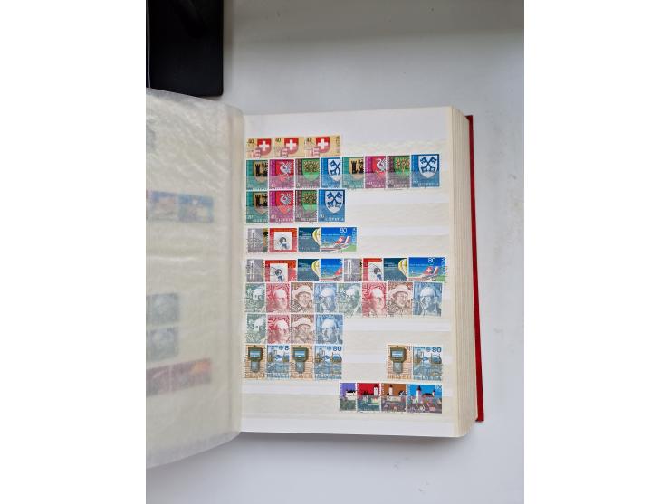 1850/1975 (ca.), meist gestempelter Dublettenbestand sowie einige Briefe, mit Schwerpunkt Pro Juventute und Pro Patria, mit e