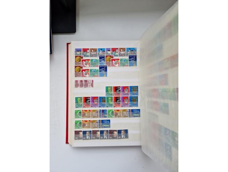 1850/1975 (ca.), meist gestempelter Dublettenbestand sowie einige Briefe, mit Schwerpunkt Pro Juventute und Pro Patria, mit e