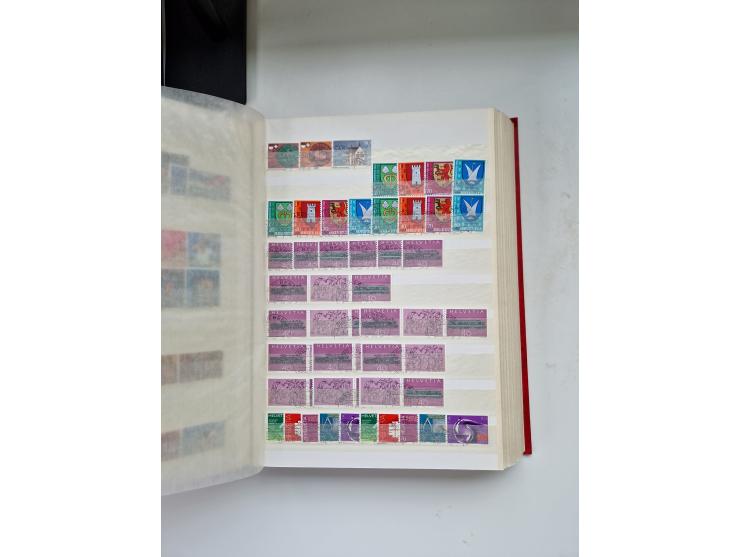 1850/1975 (ca.), meist gestempelter Dublettenbestand sowie einige Briefe, mit Schwerpunkt Pro Juventute und Pro Patria, mit e