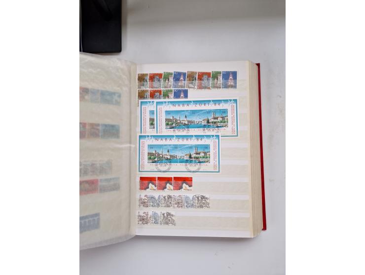 1850/1975 (ca.), meist gestempelter Dublettenbestand sowie einige Briefe, mit Schwerpunkt Pro Juventute und Pro Patria, mit e