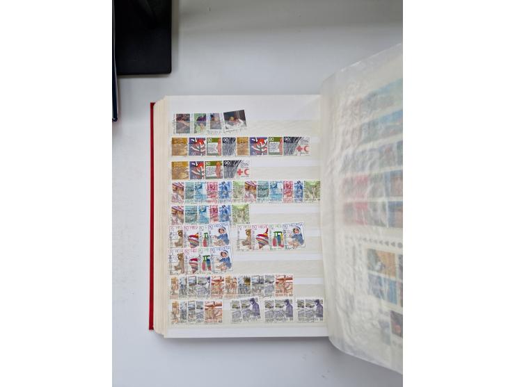 1850/1975 (ca.), meist gestempelter Dublettenbestand sowie einige Briefe, mit Schwerpunkt Pro Juventute und Pro Patria, mit e