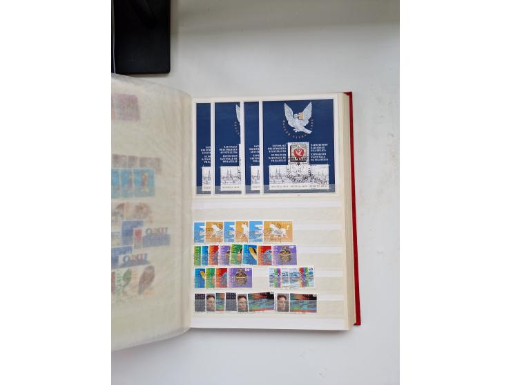 1850/1975 (ca.), meist gestempelter Dublettenbestand sowie einige Briefe, mit Schwerpunkt Pro Juventute und Pro Patria, mit e