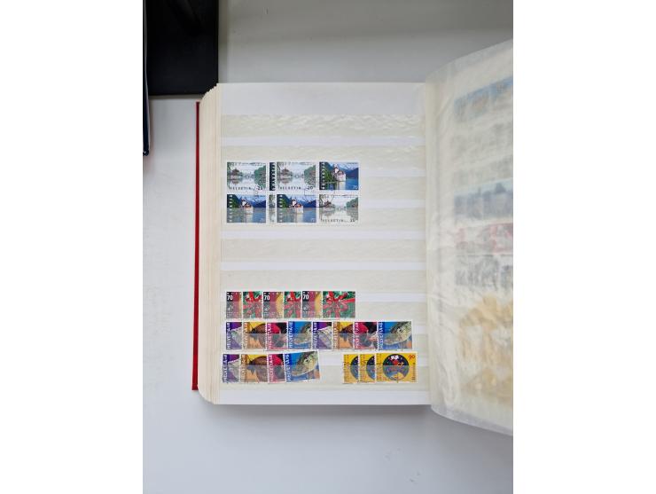 1850/1975 (ca.), meist gestempelter Dublettenbestand sowie einige Briefe, mit Schwerpunkt Pro Juventute und Pro Patria, mit e