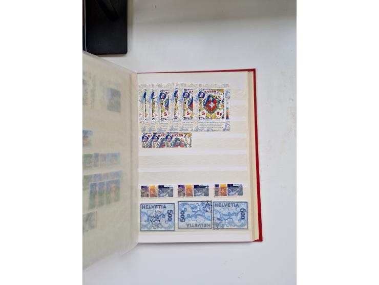 1850/1975 (ca.), meist gestempelter Dublettenbestand sowie einige Briefe, mit Schwerpunkt Pro Juventute und Pro Patria, mit e