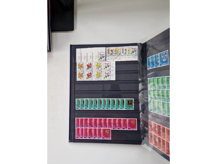 1850/1975 (ca.), meist gestempelter Dublettenbestand sowie einige Briefe, mit Schwerpunkt Pro Juventute und Pro Patria, mit e