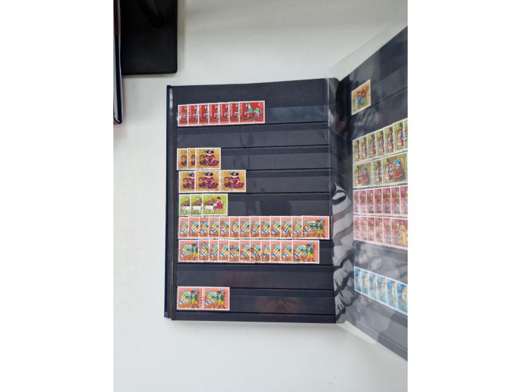 1850/1975 (ca.), meist gestempelter Dublettenbestand sowie einige Briefe, mit Schwerpunkt Pro Juventute und Pro Patria, mit e