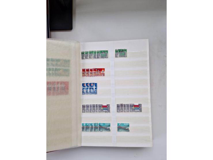 1850/1975 (ca.), meist gestempelter Dublettenbestand sowie einige Briefe, mit Schwerpunkt Pro Juventute und Pro Patria, mit e