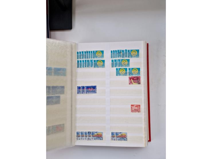 1850/1975 (ca.), meist gestempelter Dublettenbestand sowie einige Briefe, mit Schwerpunkt Pro Juventute und Pro Patria, mit e