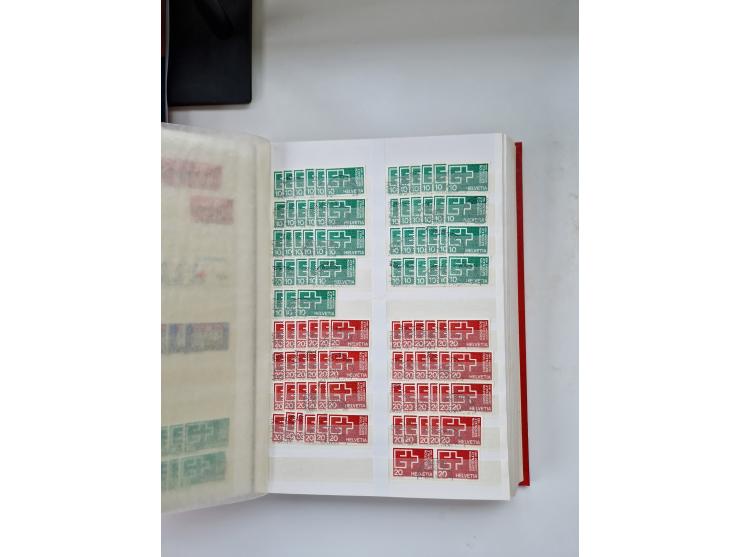 1850/1975 (ca.), meist gestempelter Dublettenbestand sowie einige Briefe, mit Schwerpunkt Pro Juventute und Pro Patria, mit e