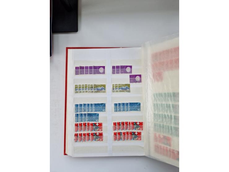 1850/1975 (ca.), meist gestempelter Dublettenbestand sowie einige Briefe, mit Schwerpunkt Pro Juventute und Pro Patria, mit e