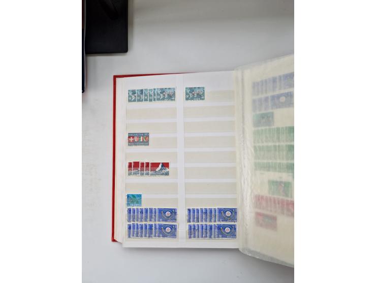 1850/1975 (ca.), meist gestempelter Dublettenbestand sowie einige Briefe, mit Schwerpunkt Pro Juventute und Pro Patria, mit e