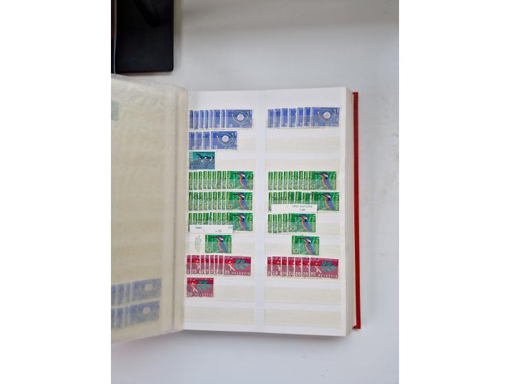 1850/1975 (ca.), meist gestempelter Dublettenbestand sowie einige Briefe, mit Schwerpunkt Pro Juventute und Pro Patria, mit e