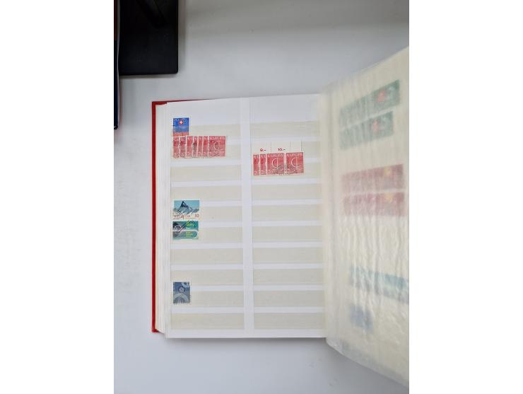 1850/1975 (ca.), meist gestempelter Dublettenbestand sowie einige Briefe, mit Schwerpunkt Pro Juventute und Pro Patria, mit e