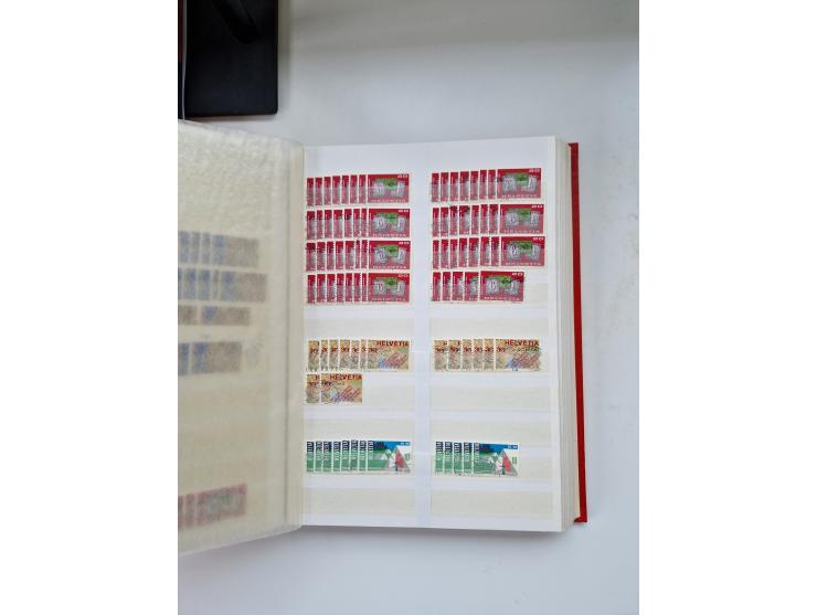 1850/1975 (ca.), meist gestempelter Dublettenbestand sowie einige Briefe, mit Schwerpunkt Pro Juventute und Pro Patria, mit e