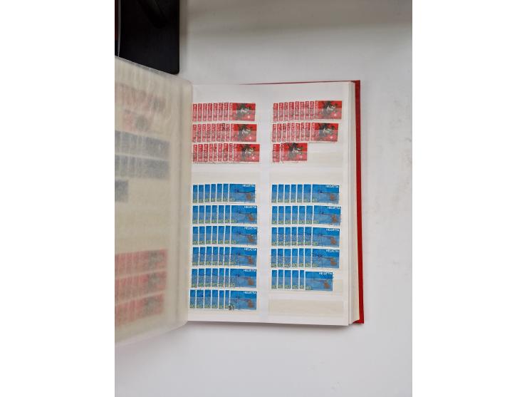 1850/1975 (ca.), meist gestempelter Dublettenbestand sowie einige Briefe, mit Schwerpunkt Pro Juventute und Pro Patria, mit e