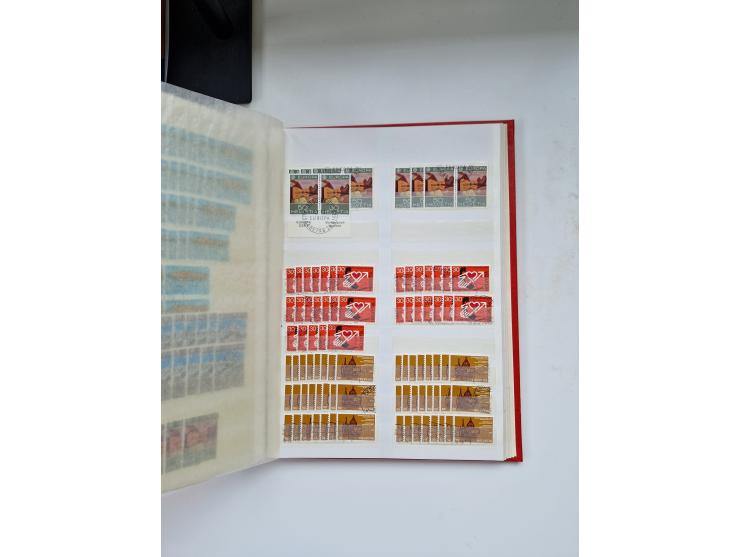 1850/1975 (ca.), meist gestempelter Dublettenbestand sowie einige Briefe, mit Schwerpunkt Pro Juventute und Pro Patria, mit e