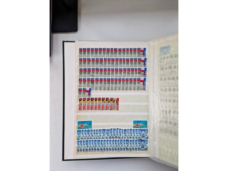 1850/1975 (ca.), meist gestempelter Dublettenbestand sowie einige Briefe, mit Schwerpunkt Pro Juventute und Pro Patria, mit e