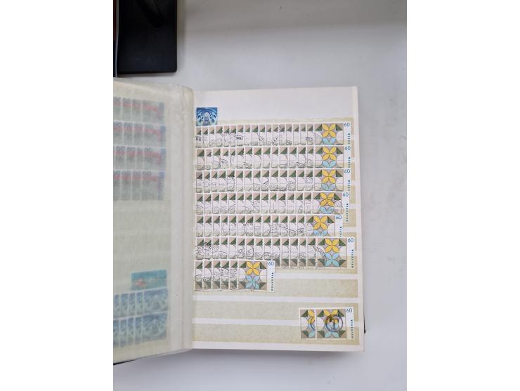 1850/1975 (ca.), meist gestempelter Dublettenbestand sowie einige Briefe, mit Schwerpunkt Pro Juventute und Pro Patria, mit e