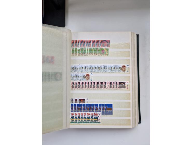 1850/1975 (ca.), meist gestempelter Dublettenbestand sowie einige Briefe, mit Schwerpunkt Pro Juventute und Pro Patria, mit e