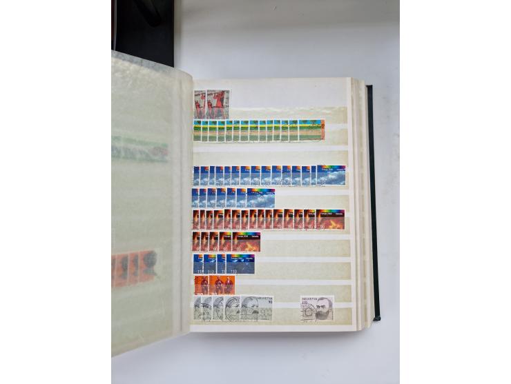 1850/1975 (ca.), meist gestempelter Dublettenbestand sowie einige Briefe, mit Schwerpunkt Pro Juventute und Pro Patria, mit e