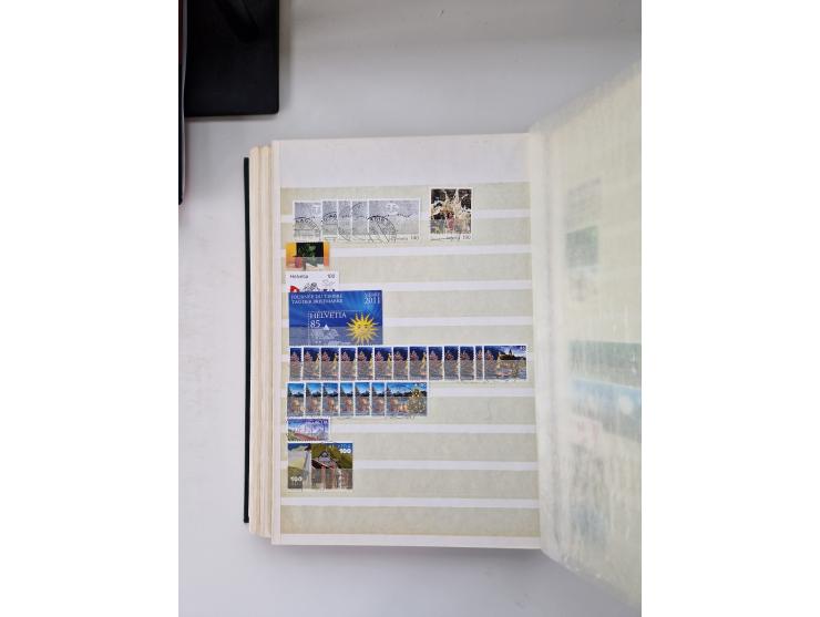 1850/1975 (ca.), meist gestempelter Dublettenbestand sowie einige Briefe, mit Schwerpunkt Pro Juventute und Pro Patria, mit e