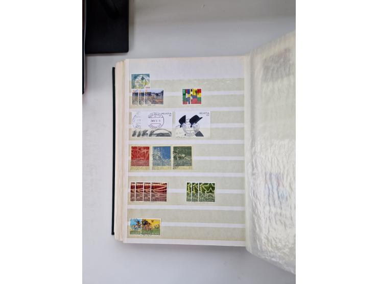 1850/1975 (ca.), meist gestempelter Dublettenbestand sowie einige Briefe, mit Schwerpunkt Pro Juventute und Pro Patria, mit e