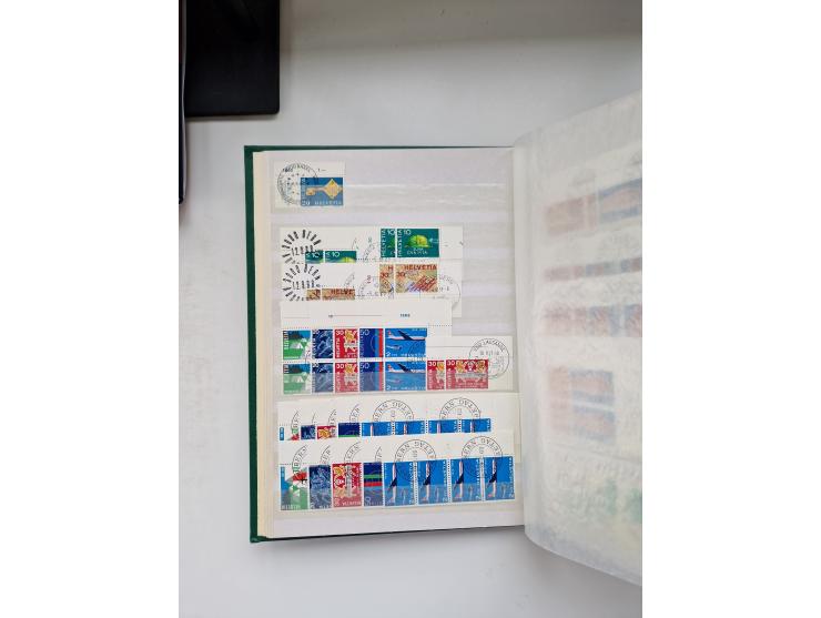 1850/1975 (ca.), meist gestempelter Dublettenbestand sowie einige Briefe, mit Schwerpunkt Pro Juventute und Pro Patria, mit e