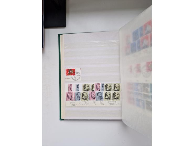 1850/1975 (ca.), meist gestempelter Dublettenbestand sowie einige Briefe, mit Schwerpunkt Pro Juventute und Pro Patria, mit e