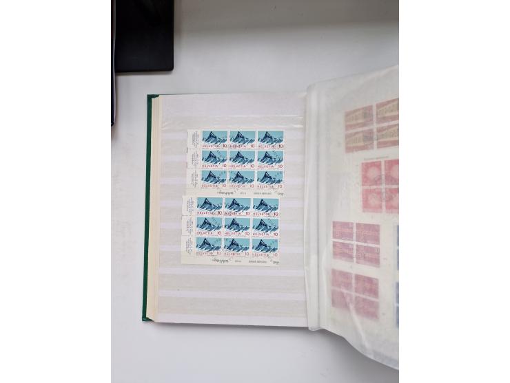 1850/1975 (ca.), meist gestempelter Dublettenbestand sowie einige Briefe, mit Schwerpunkt Pro Juventute und Pro Patria, mit e