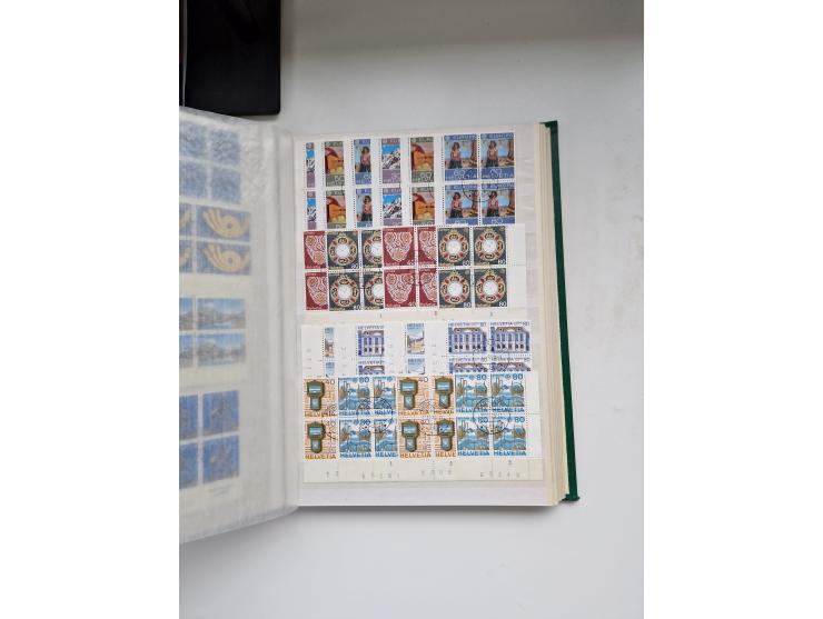 1850/1975 (ca.), meist gestempelter Dublettenbestand sowie einige Briefe, mit Schwerpunkt Pro Juventute und Pro Patria, mit e