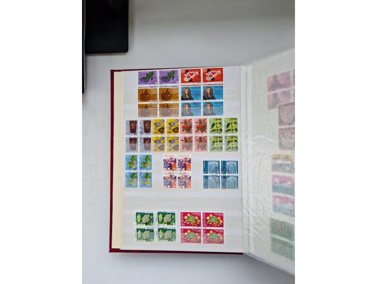 1850/1975 (ca.), meist gestempelter Dublettenbestand sowie einige Briefe, mit Schwerpunkt Pro Juventute und Pro Patria, mit e