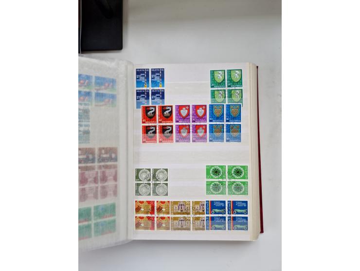 1850/1975 (ca.), meist gestempelter Dublettenbestand sowie einige Briefe, mit Schwerpunkt Pro Juventute und Pro Patria, mit e