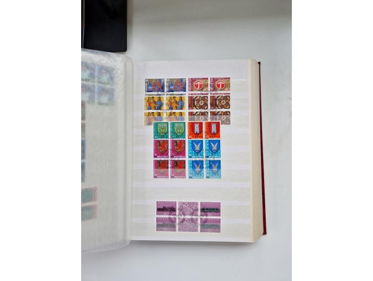 1850/1975 (ca.), meist gestempelter Dublettenbestand sowie einige Briefe, mit Schwerpunkt Pro Juventute und Pro Patria, mit e