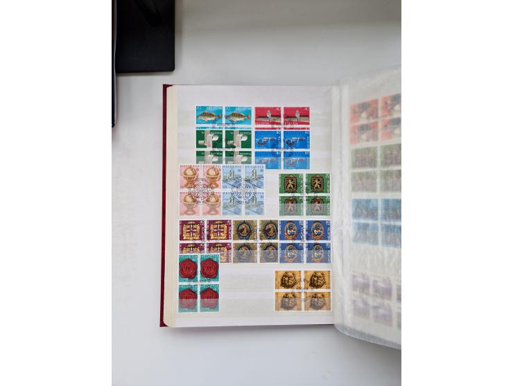 1850/1975 (ca.), meist gestempelter Dublettenbestand sowie einige Briefe, mit Schwerpunkt Pro Juventute und Pro Patria, mit e