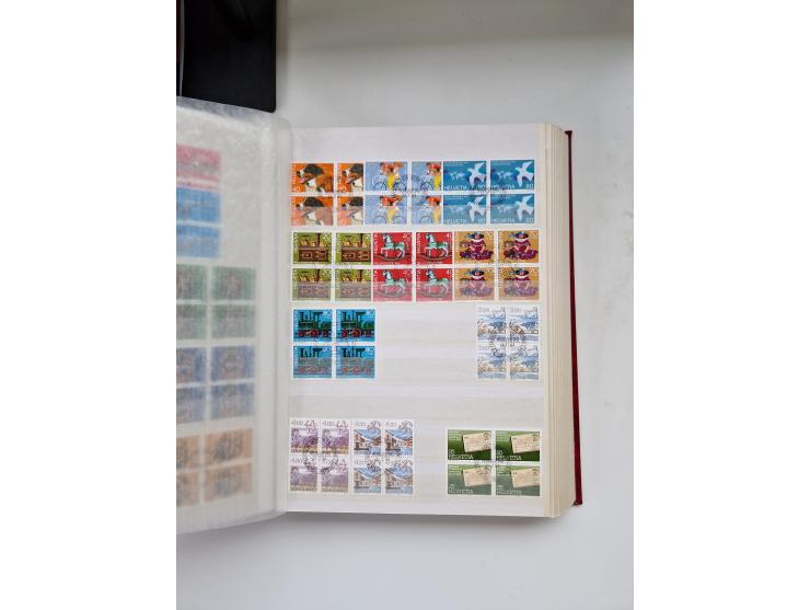 1850/1975 (ca.), meist gestempelter Dublettenbestand sowie einige Briefe, mit Schwerpunkt Pro Juventute und Pro Patria, mit e