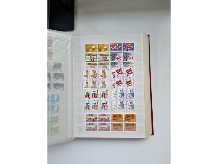 1850/1975 (ca.), meist gestempelter Dublettenbestand sowie einige Briefe, mit Schwerpunkt Pro Juventute und Pro Patria, mit e