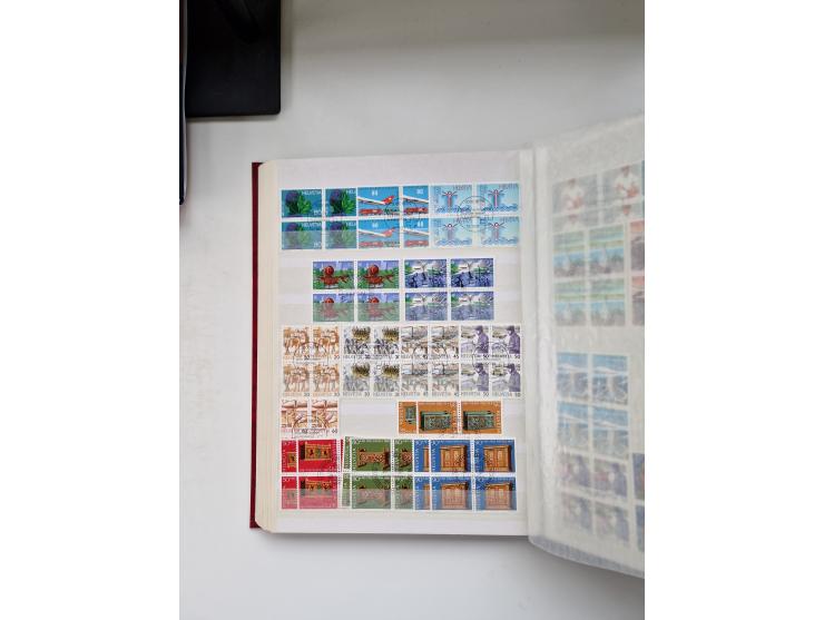 1850/1975 (ca.), meist gestempelter Dublettenbestand sowie einige Briefe, mit Schwerpunkt Pro Juventute und Pro Patria, mit e