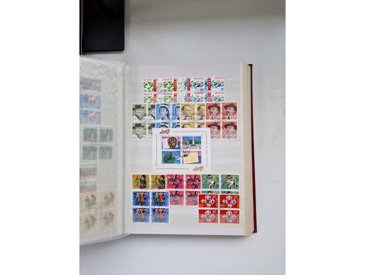 1850/1975 (ca.), meist gestempelter Dublettenbestand sowie einige Briefe, mit Schwerpunkt Pro Juventute und Pro Patria, mit e