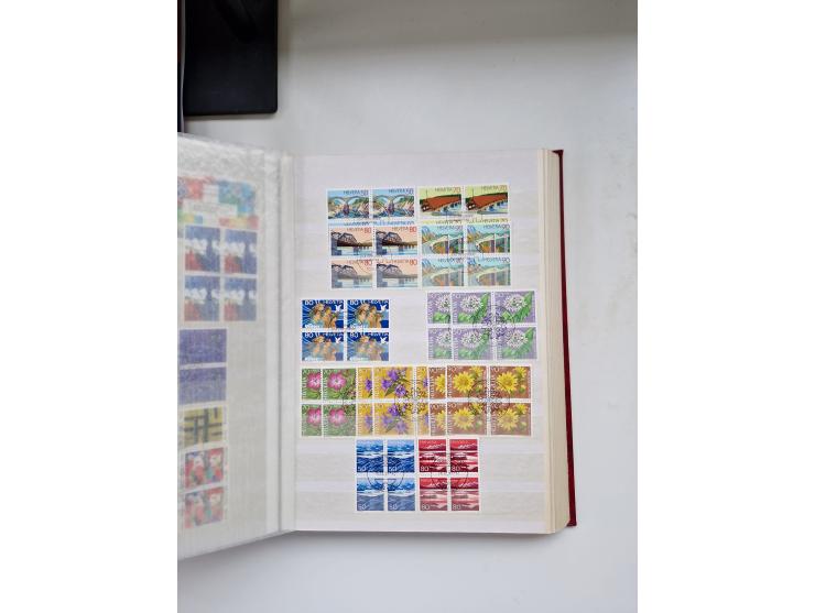 1850/1975 (ca.), meist gestempelter Dublettenbestand sowie einige Briefe, mit Schwerpunkt Pro Juventute und Pro Patria, mit e