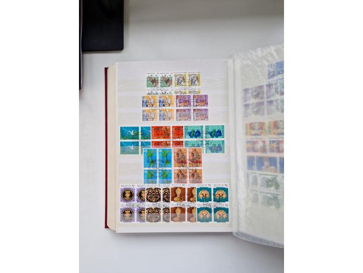 1850/1975 (ca.), meist gestempelter Dublettenbestand sowie einige Briefe, mit Schwerpunkt Pro Juventute und Pro Patria, mit e