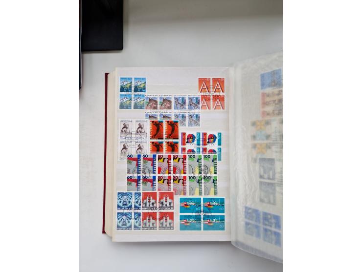 1850/1975 (ca.), meist gestempelter Dublettenbestand sowie einige Briefe, mit Schwerpunkt Pro Juventute und Pro Patria, mit e