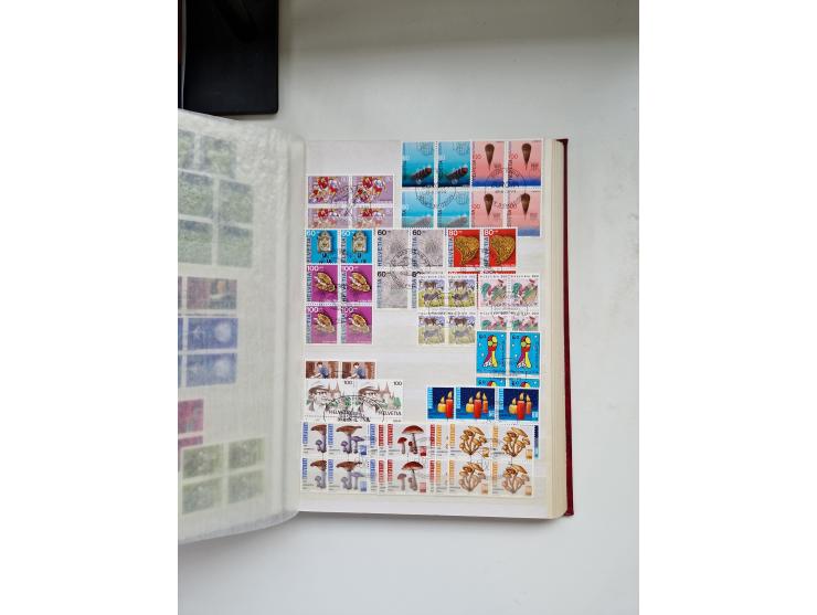 1850/1975 (ca.), meist gestempelter Dublettenbestand sowie einige Briefe, mit Schwerpunkt Pro Juventute und Pro Patria, mit e