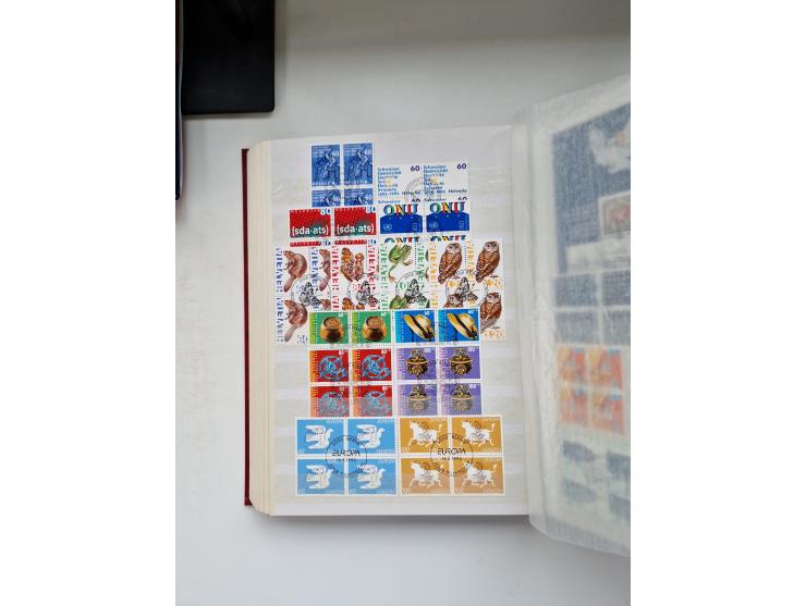 1850/1975 (ca.), meist gestempelter Dublettenbestand sowie einige Briefe, mit Schwerpunkt Pro Juventute und Pro Patria, mit e