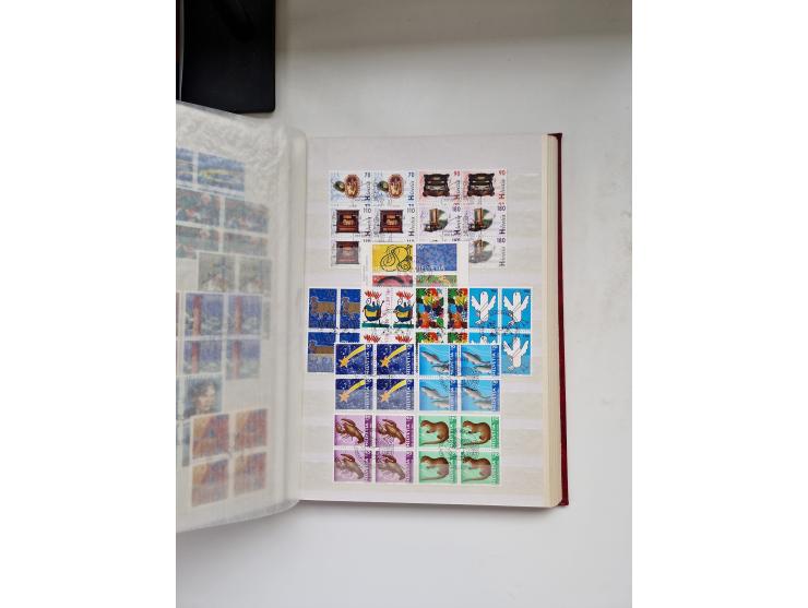 1850/1975 (ca.), meist gestempelter Dublettenbestand sowie einige Briefe, mit Schwerpunkt Pro Juventute und Pro Patria, mit e