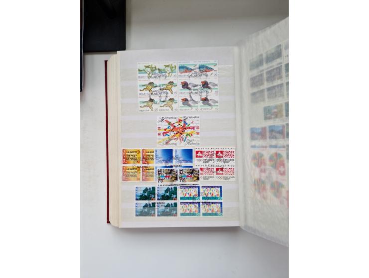 1850/1975 (ca.), meist gestempelter Dublettenbestand sowie einige Briefe, mit Schwerpunkt Pro Juventute und Pro Patria, mit e