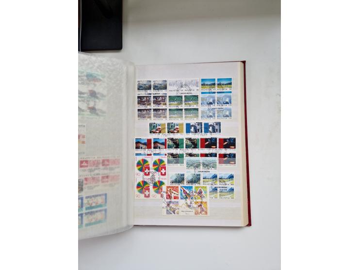 1850/1975 (ca.), meist gestempelter Dublettenbestand sowie einige Briefe, mit Schwerpunkt Pro Juventute und Pro Patria, mit e