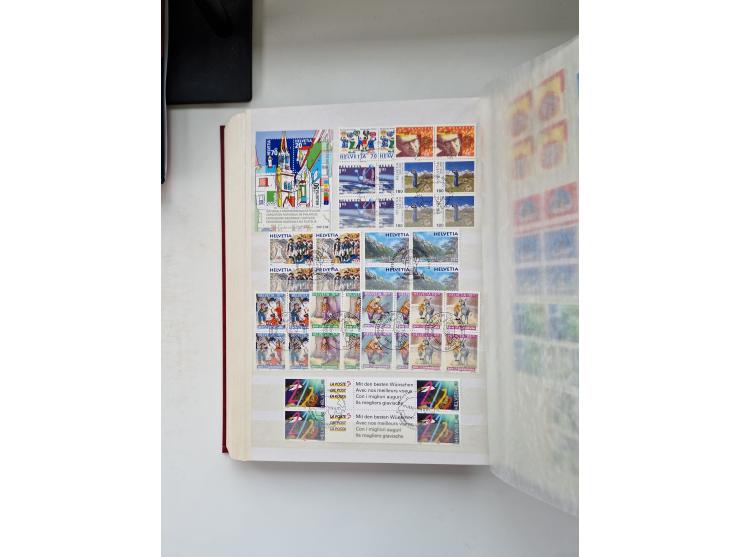 1850/1975 (ca.), meist gestempelter Dublettenbestand sowie einige Briefe, mit Schwerpunkt Pro Juventute und Pro Patria, mit e