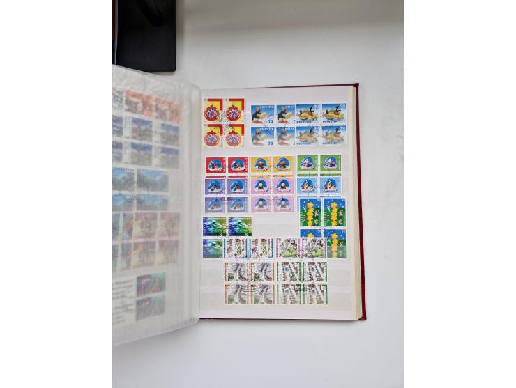 1850/1975 (ca.), meist gestempelter Dublettenbestand sowie einige Briefe, mit Schwerpunkt Pro Juventute und Pro Patria, mit e